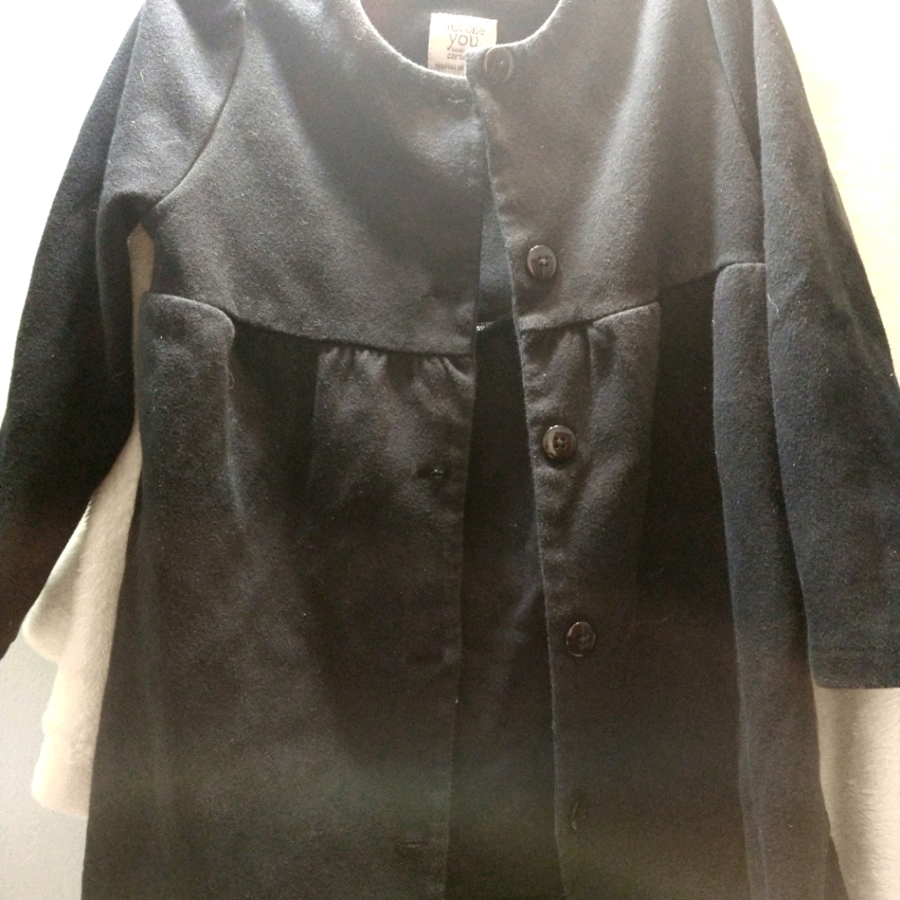 Black carter special occasions girls coat